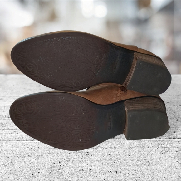 Clark's collection spye comet ankle boots size 6.5 EUC - Picture 10 of 14